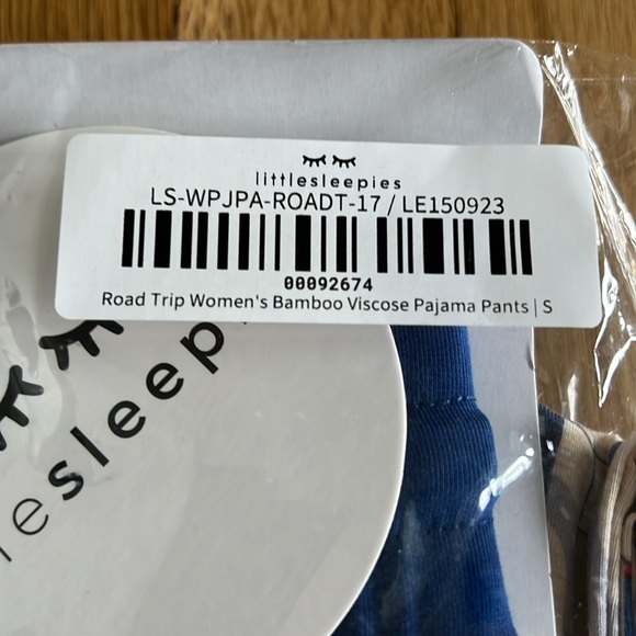 Little Sleepies Road Trip Women's Pajama Pants (Small) - Picture 3 of 3